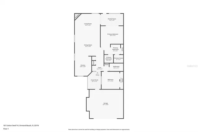 $315,000 | 101 Cotton Seed Trail, Ormond Beach, FL 32174