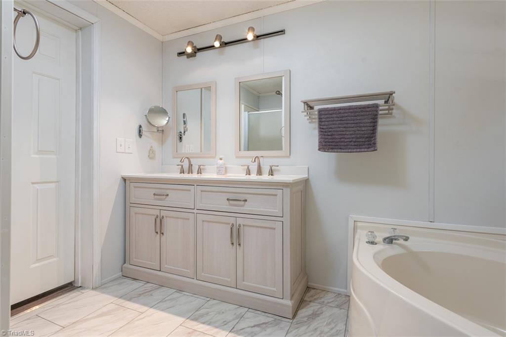 1126 Radhas Way Sandy Ridge, NC 27046 - Photo 12 of 22 primary bath double sink