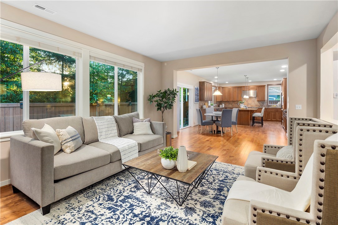 3714 215th Place Southeast Bothell, WA 98021 - Photo 18 of 37 a living room with furniture and a large window