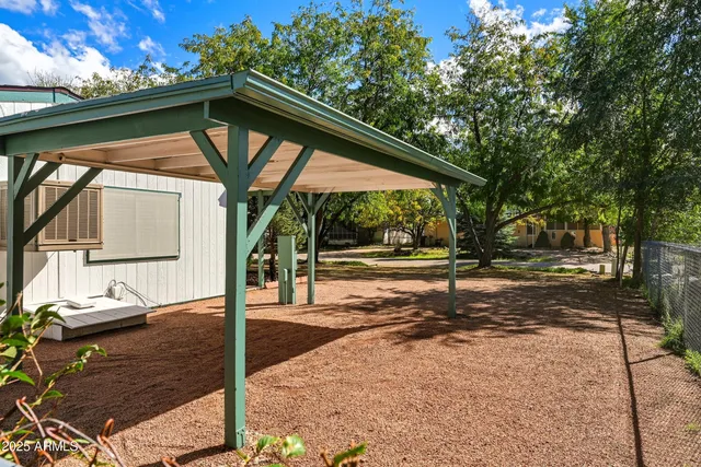 a view of outdoor space and deck