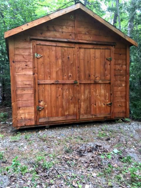557 Phinney Farm Road Lincoln, ME 04457 - Photo 28 of 32 Large storage shed.