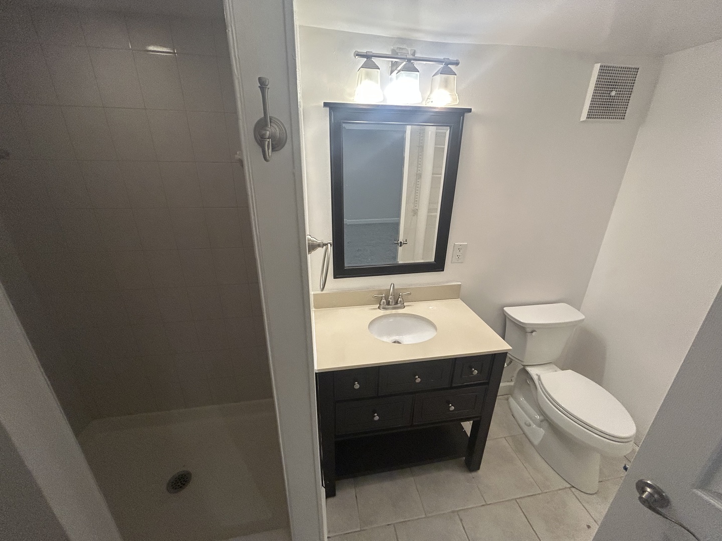 1317 North Mitchell Avenue Arlington Heights, IL 60004 - Photo 15 of 16 a bathroom with a toilet a sink and mirror