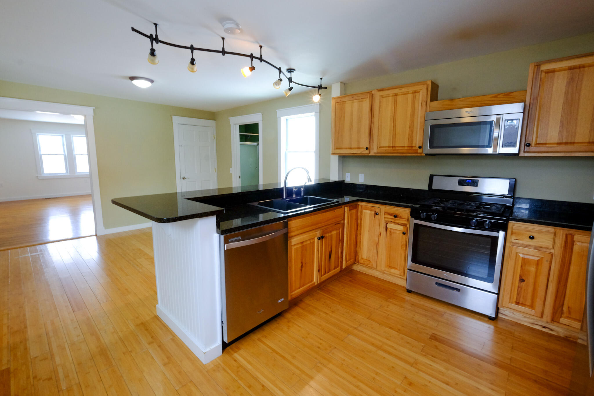 505 Camden Road Lincolnville, ME 04849 - Photo 2 of 42 kitchen and dining area into living room