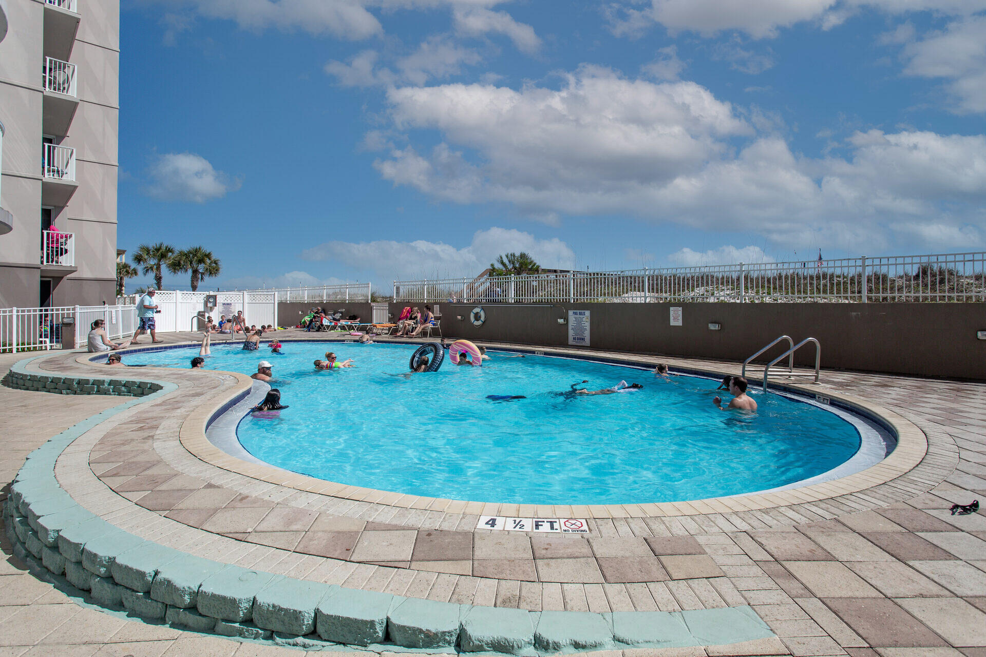 520 Santa Rosa Boulevard, Unit 111 Fort Walton Beach, FL 32548 - Photo 14 of 38 a view of a swimming pool with a terrace