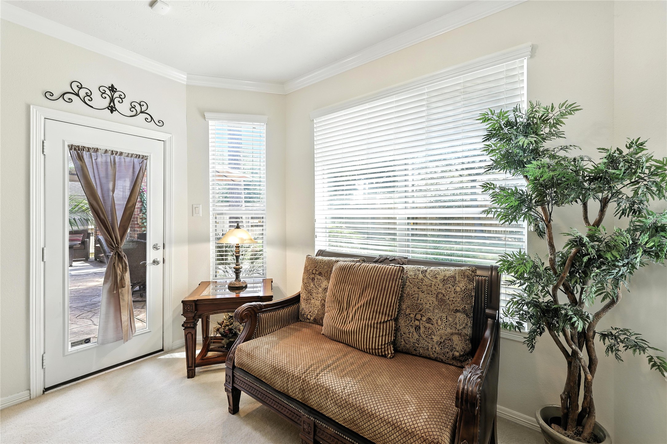25218 Piney Heights Lane Spring, TX 77389 - Photo 18 of 40 a living room with furniture and a large window