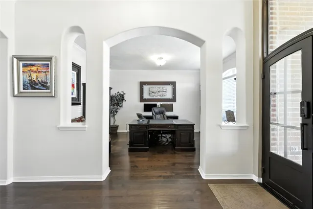 a view of a living room