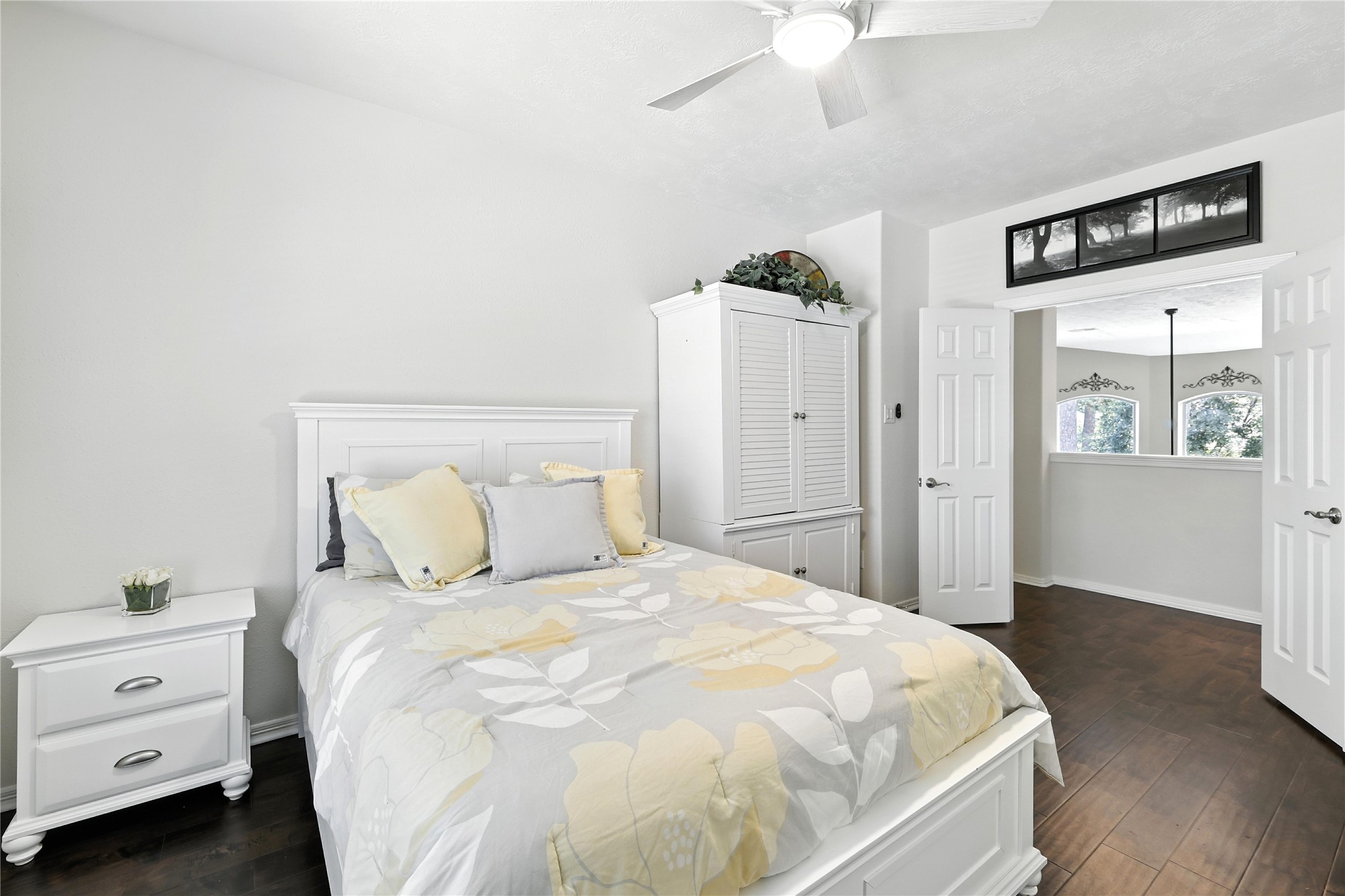 25218 Piney Heights Lane Spring, TX 77389 - Photo 27 of 40 a large white bed in a white room