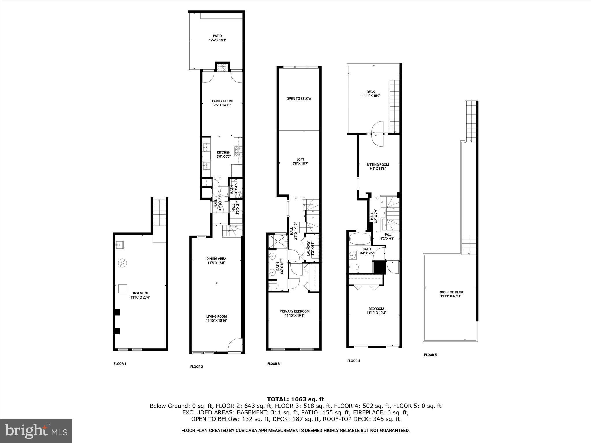 427 South Eden Street Baltimore, MD 21231 - Photo 61 of 66 Floor Plan