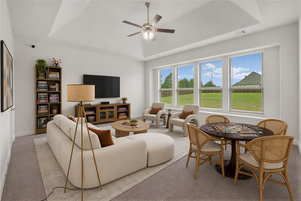 4341 Rush Road Midlothian, TX 76065 - Photo 6 of 39 *Virtual Staging* Spacious game room, perfect for entertainment!