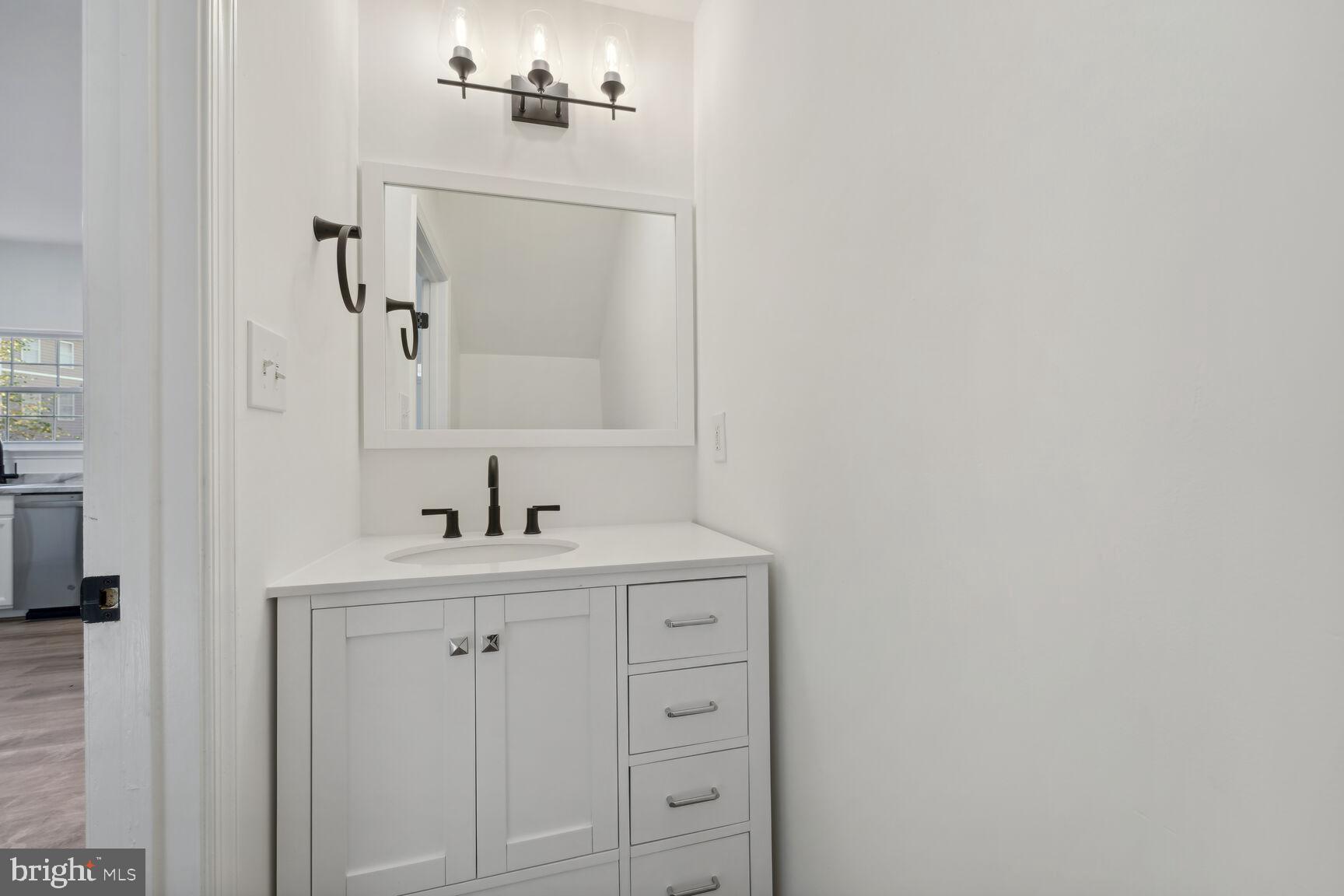 1510 Tubman Road Southeast Washington, DC 20020 - Photo 7 of 24 a bathroom with a sink and a mirror