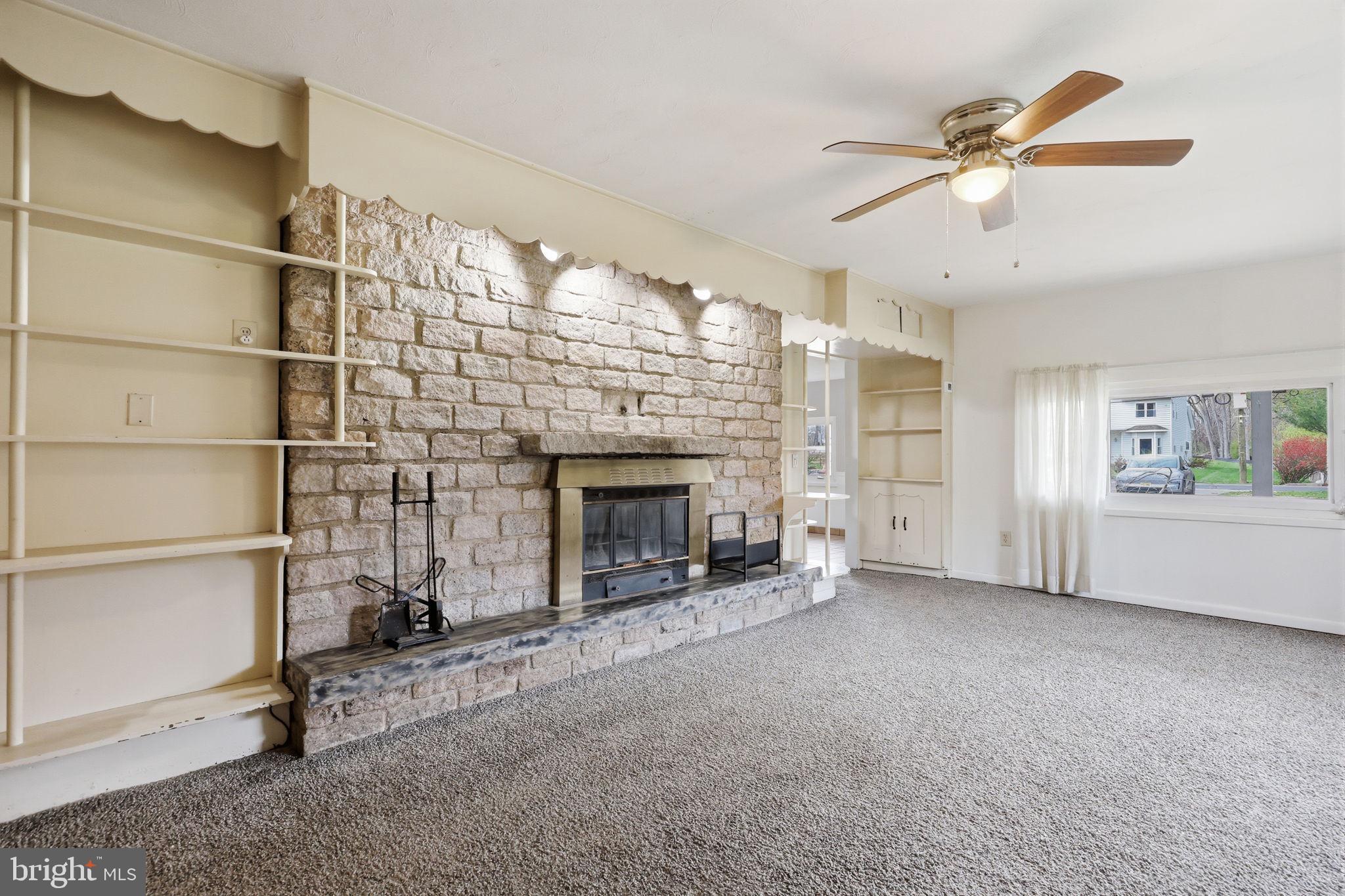 25 Diverty Road Pennington, NJ 08534 - Photo 6 of 37 Cozy living space with stone accents.