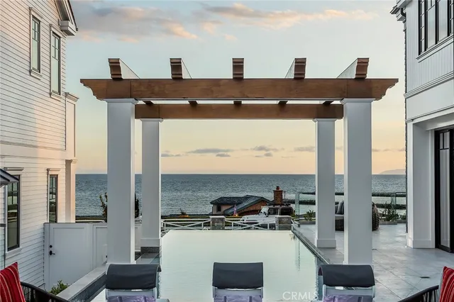 a view of a terrace with chairs