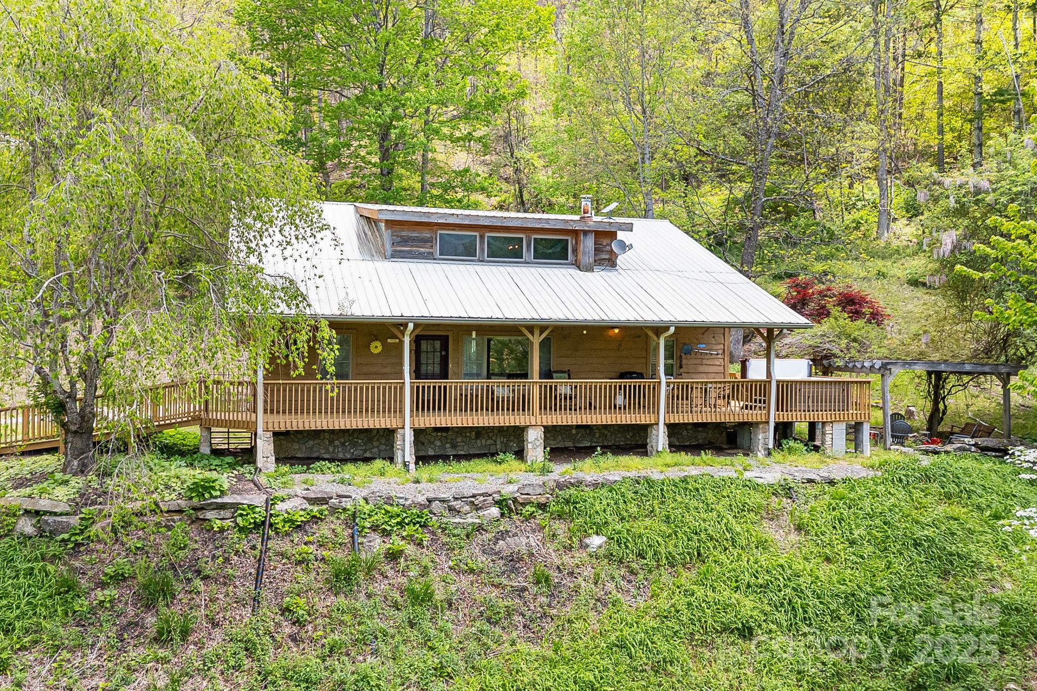 front view of house with a yard