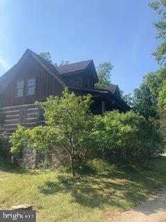 Log home with rustic feel