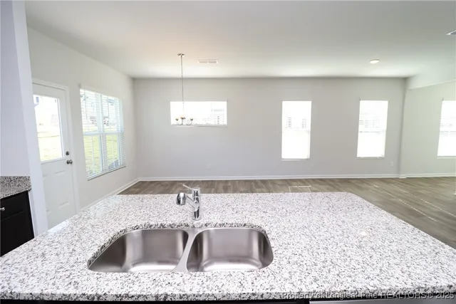 a close view of sink and tap