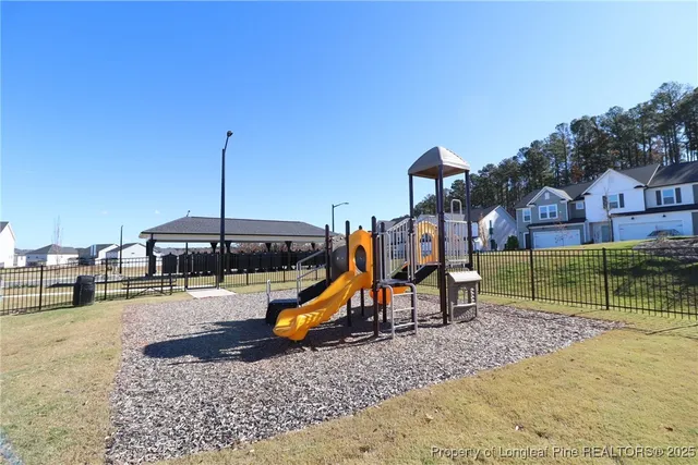 a view of outdoor space with trampoline