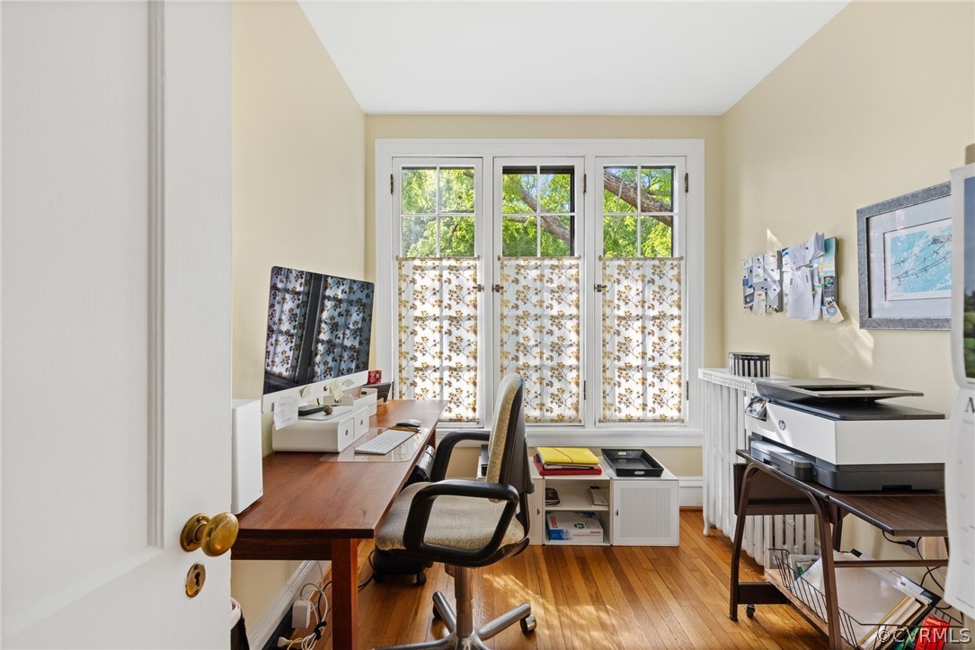 428 Roseneath Road Richmond, VA 23221 - Photo 27 of 40 a view of a workspace with furniture and a window