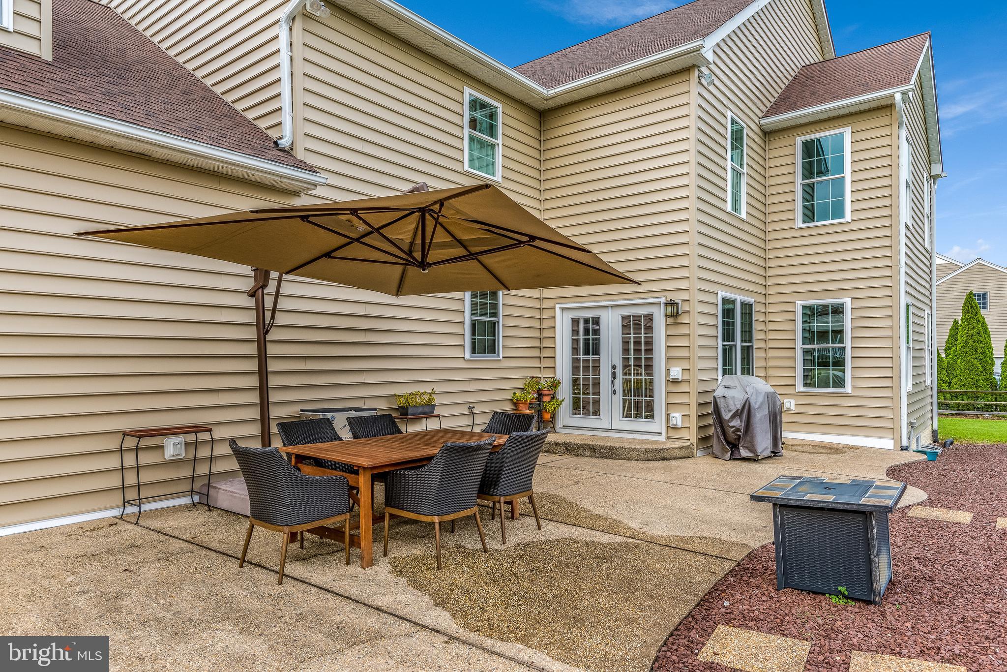 3929 Lower Mountain Road New Hope, PA 18938 - Photo 67 of 78 Poured Concrete Patio
