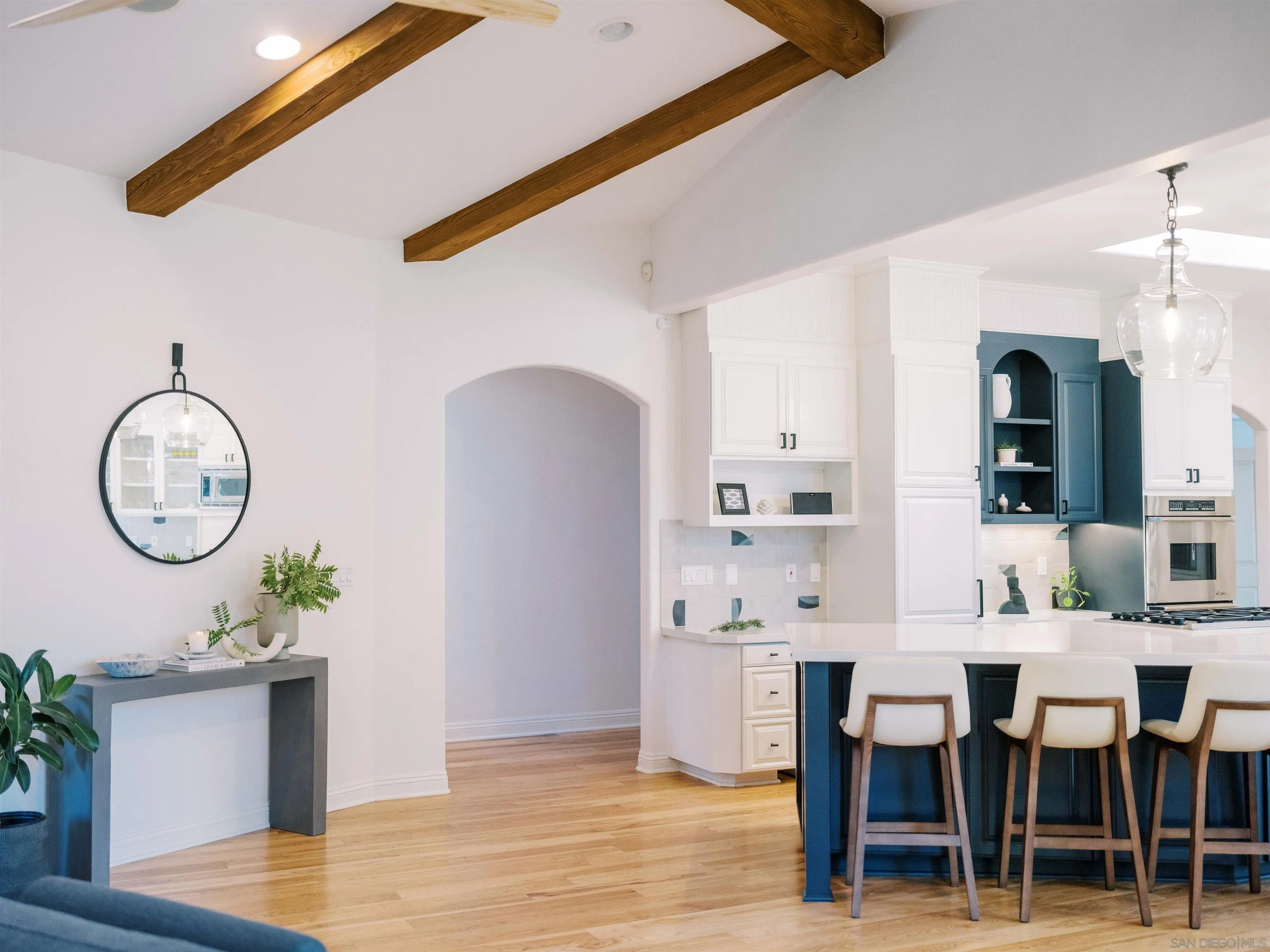 16163 Del Norte Poway, CA 92064 - Photo 8 of 41 a living room with furniture a window and wooden floor