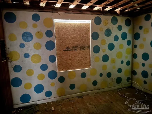 a view of a storage room