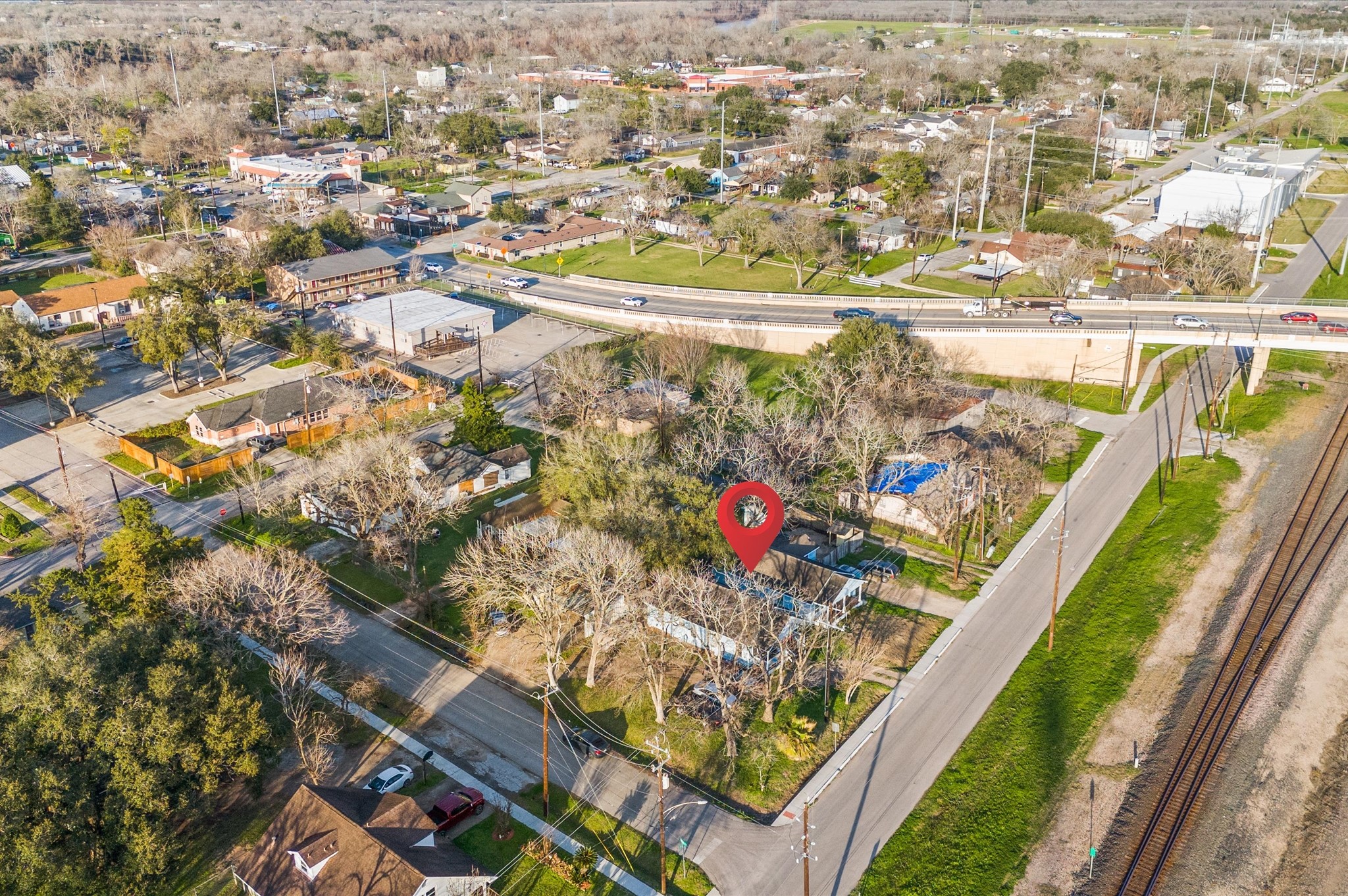 1605 Walnut Avenue Rosenberg, TX 77471 - Photo 23 of 29 a view of a city from a terrace