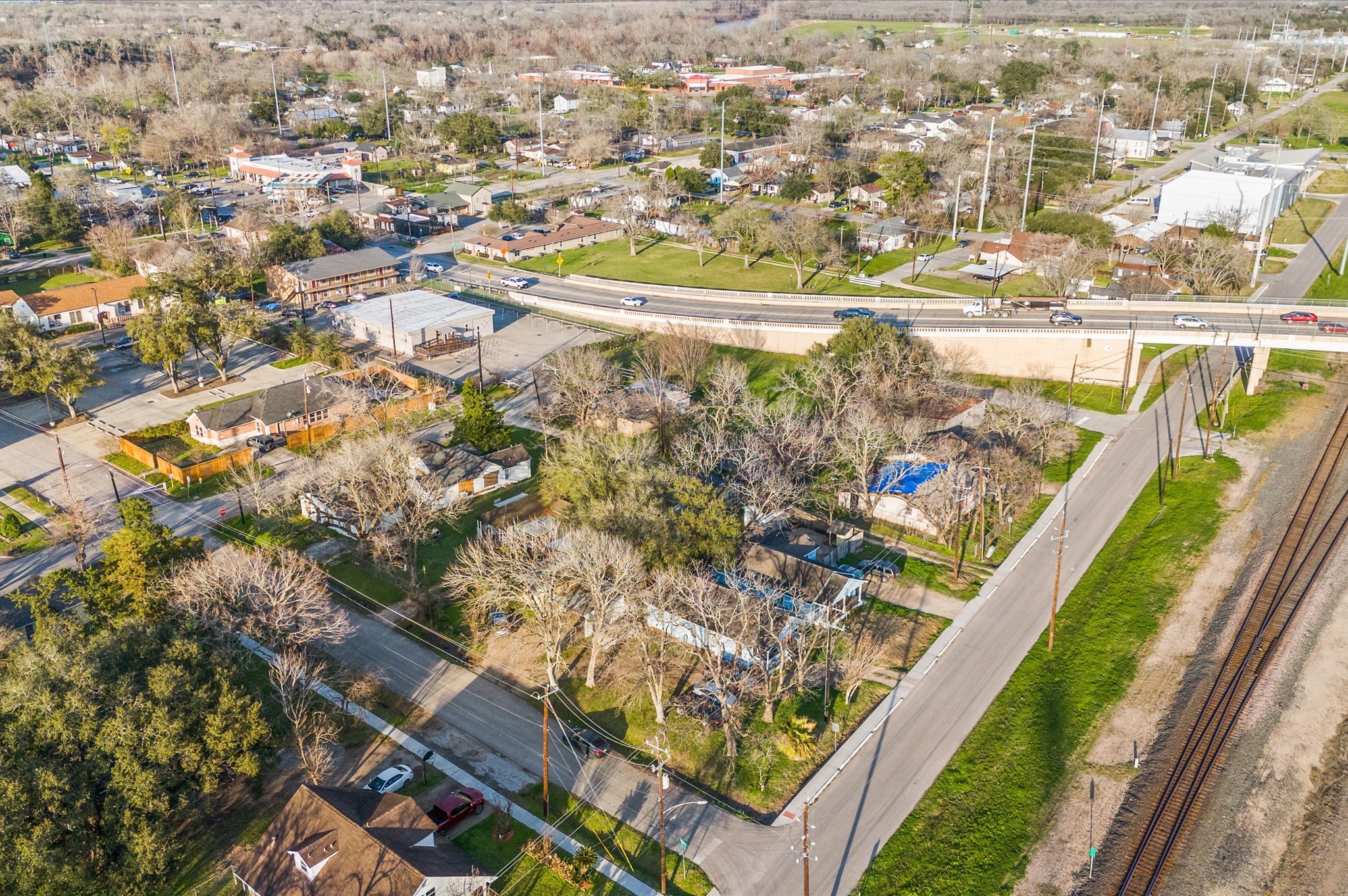 1605 Walnut Avenue Rosenberg, TX 77471 - Photo 24 of 29 an aerial view of residential houses with outdoor space