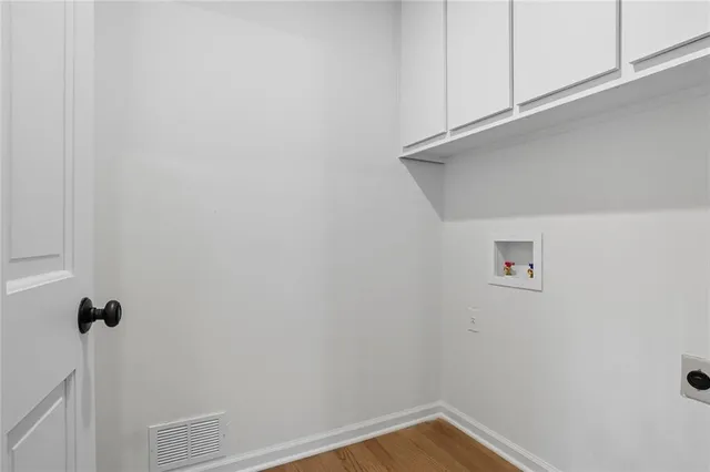 a view of small space with closet