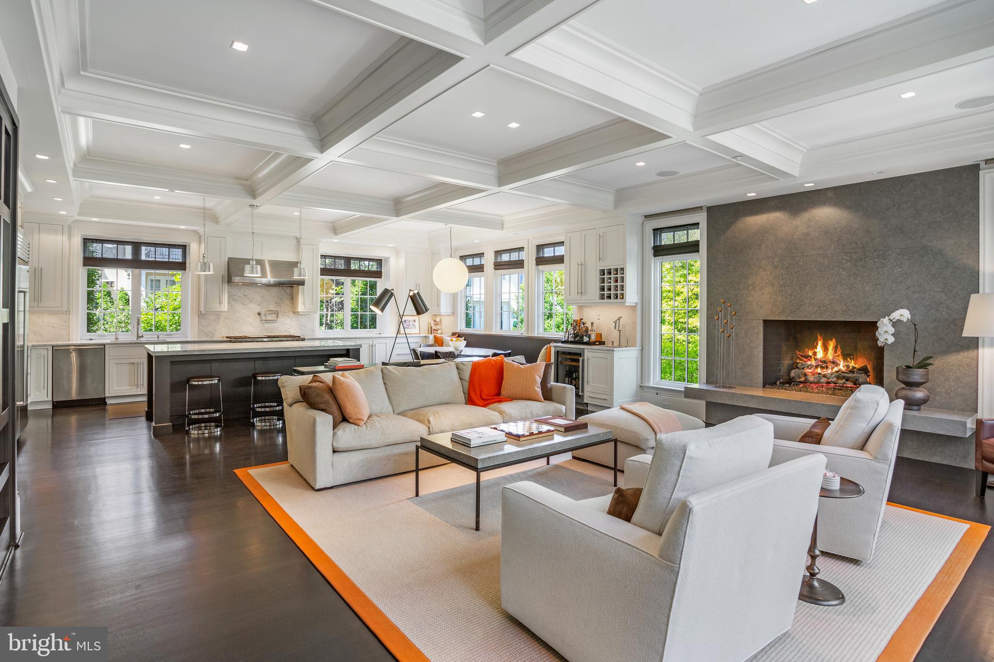 2100 Dunmore Lane Washington, DC 20007 - Photo 5 of 38 Open Kitchen/Family Room