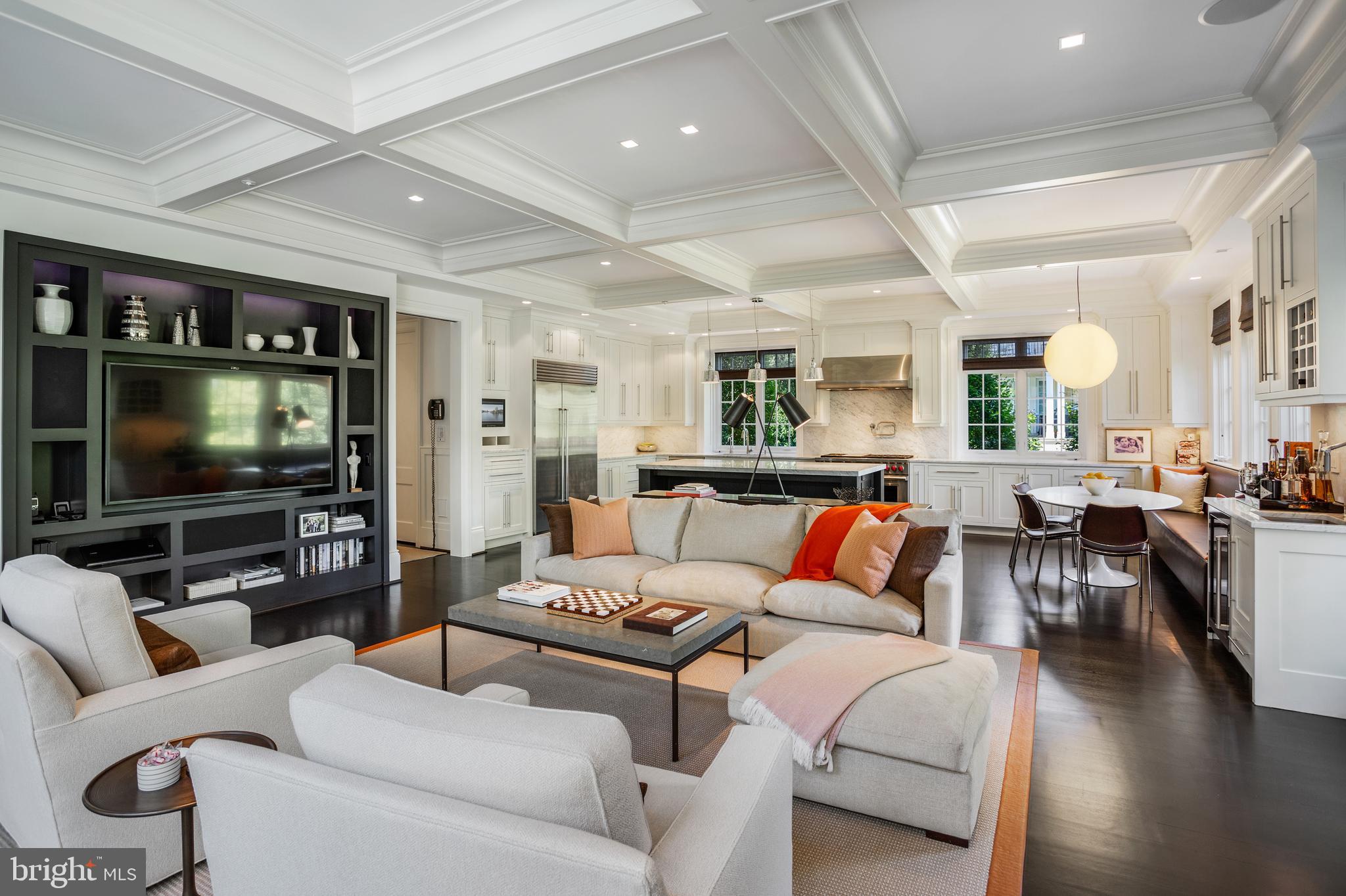 2100 Dunmore Lane Washington, DC 20007 - Photo 7 of 38 Open Kitchen/Family Room