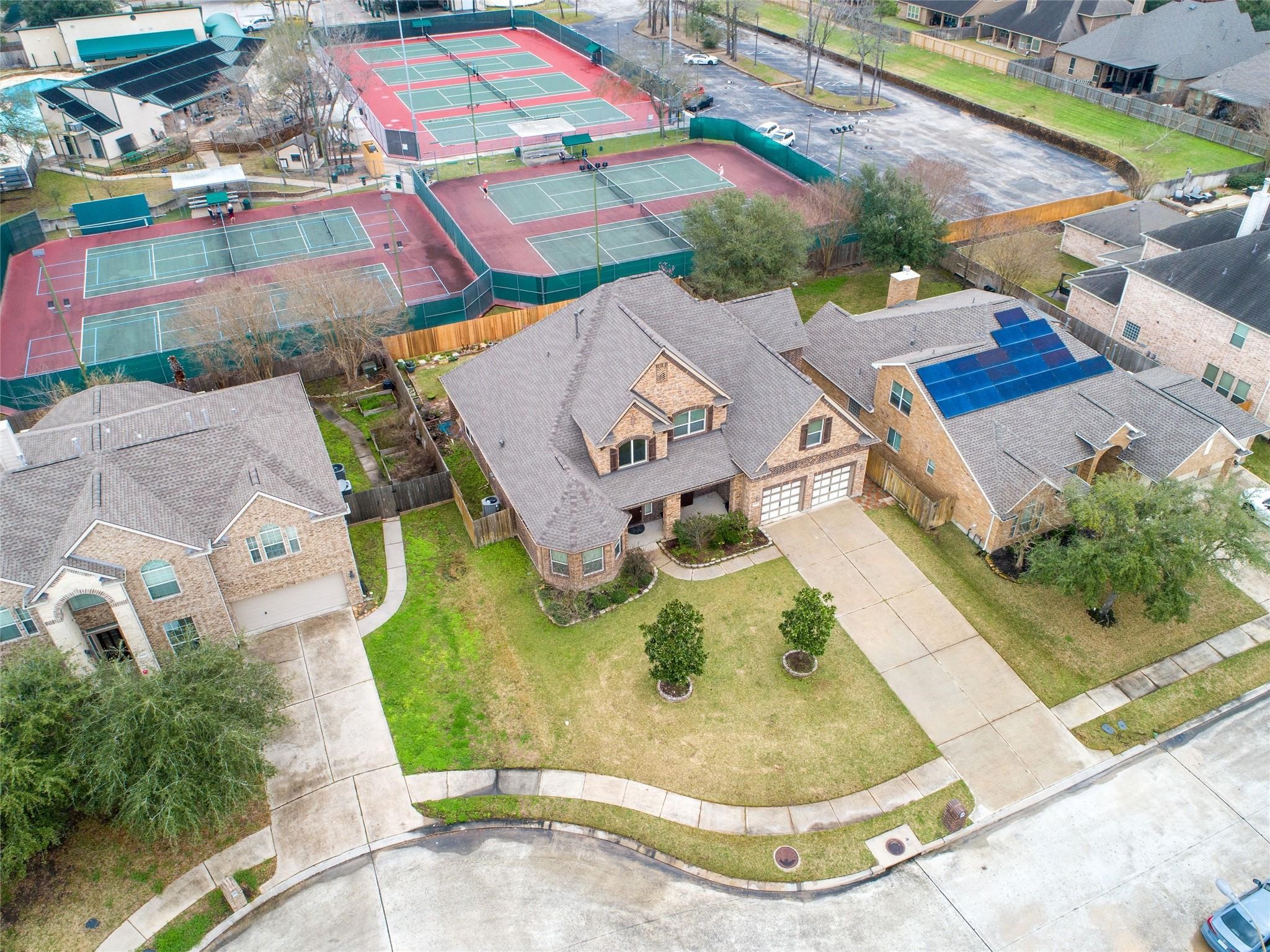 19022 Santa Elena Canyon Court Spring, TX 77388 - Photo 3 of 38 an aerial view of a swimming pool