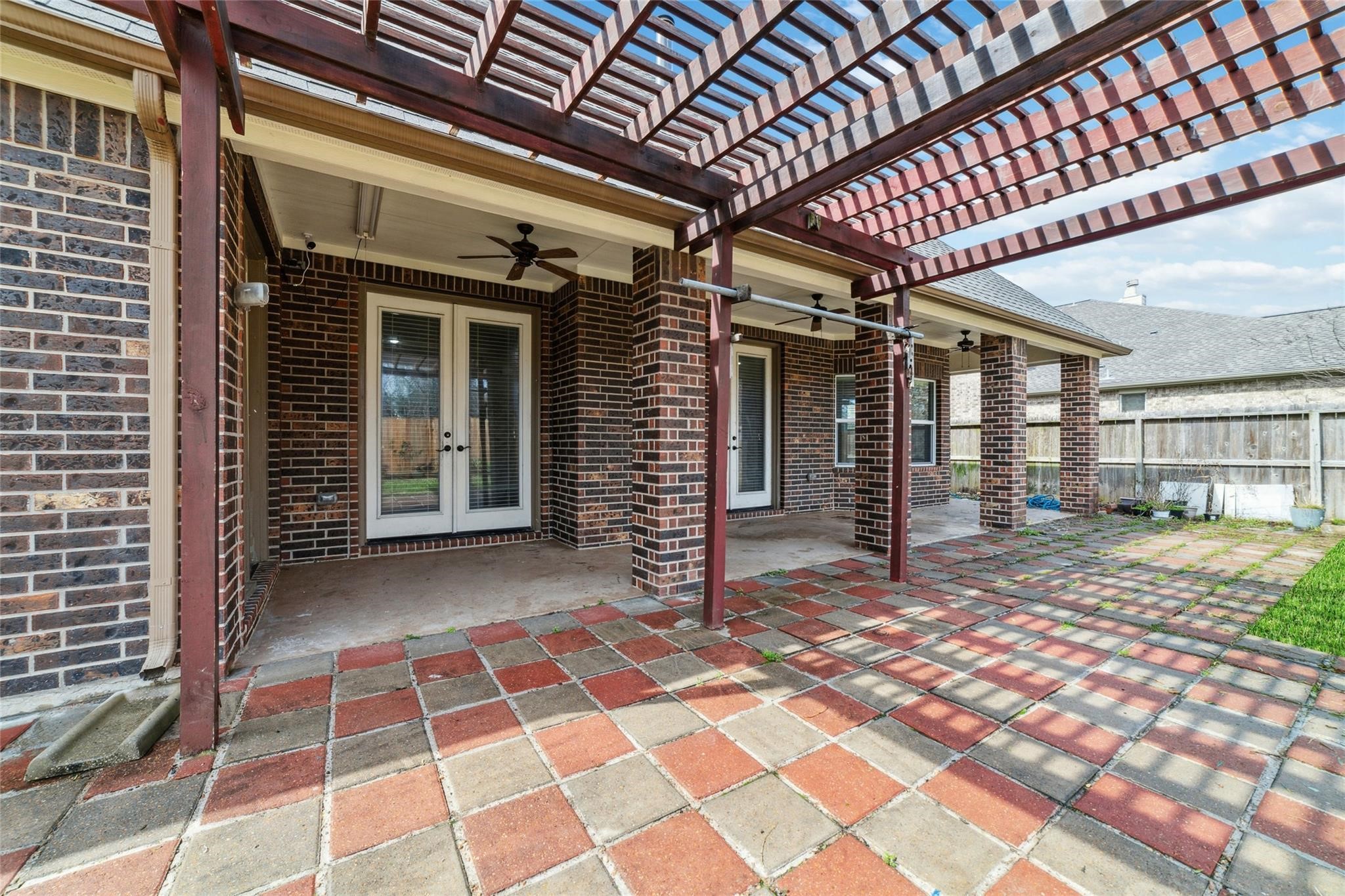 19022 Santa Elena Canyon Court Spring, TX 77388 - Photo 35 of 38 a view of a porch with a table and chairs