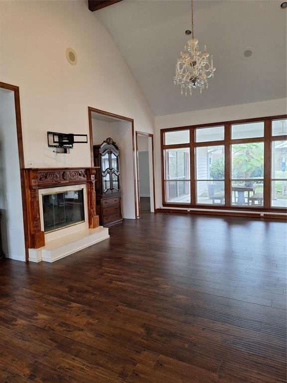 15280 Wynn School Road Hosston, LA 71043 - Photo 8 of 38 a view of a livingroom with furniture hardwood floor fireplace and a window
