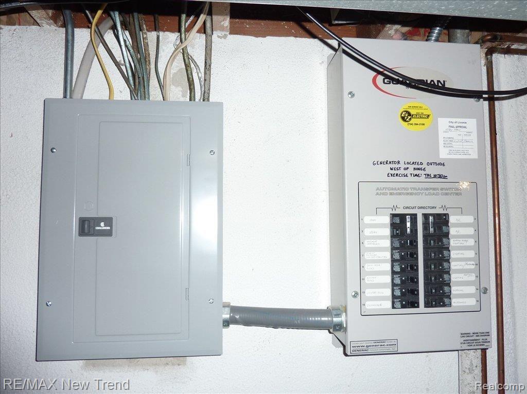 16237 Wayne Road Livonia, MI 48154 - Photo 17 of 18 elec pnls. back up generator