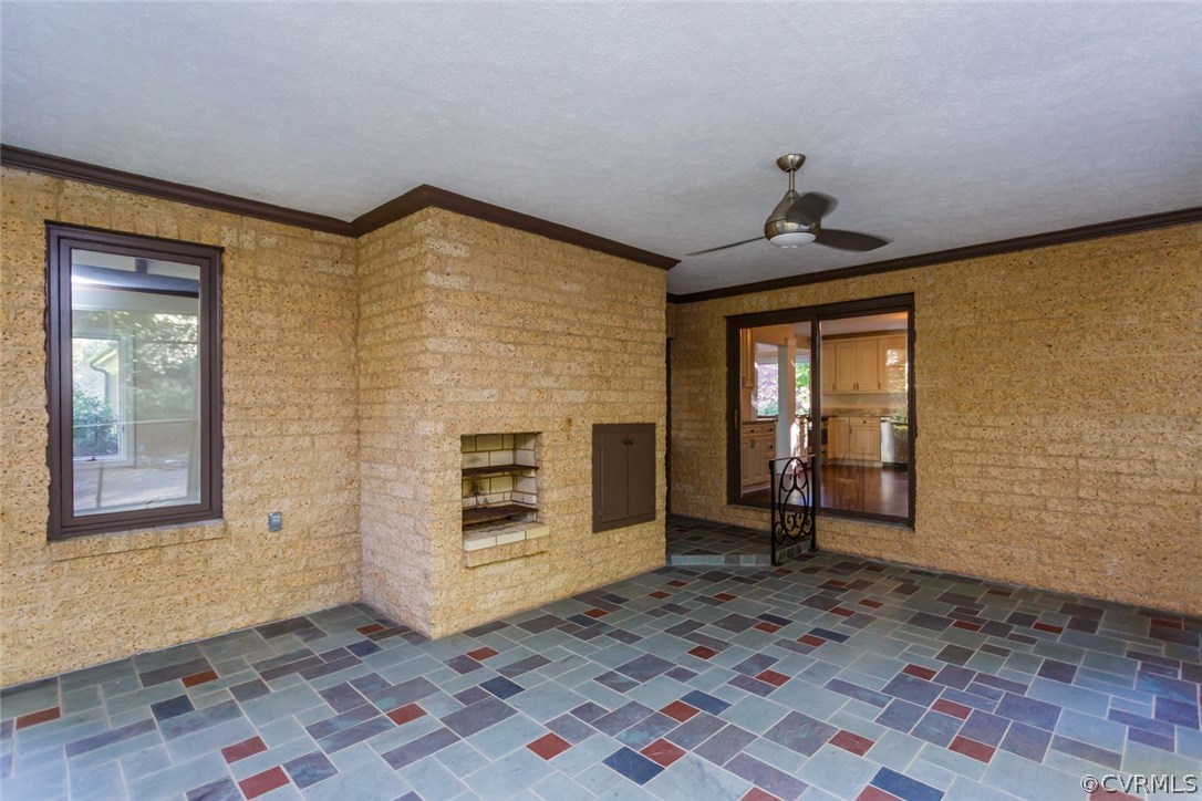 743 Grapevine Road Sandston, VA 23150 - Photo 19 of 50 Florida Room with Wood Burning Fireplace
