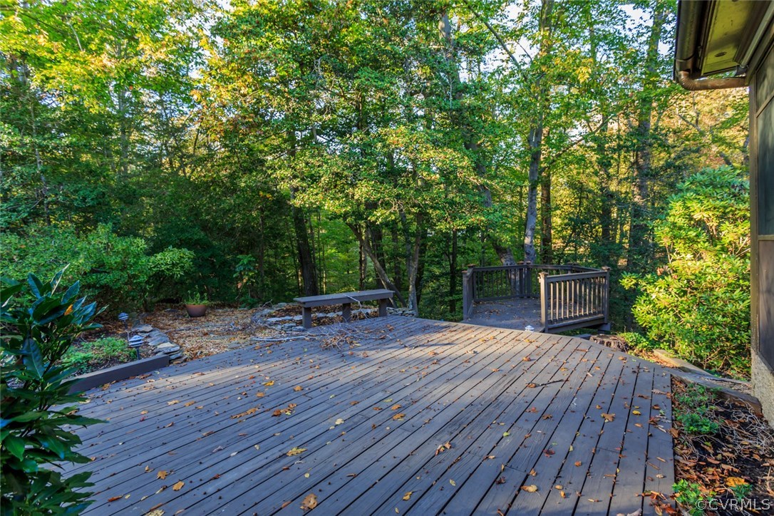 743 Grapevine Road Sandston, VA 23150 - Photo 44 of 50 Huge Deck off of Florida Room, Perfect for Enterta