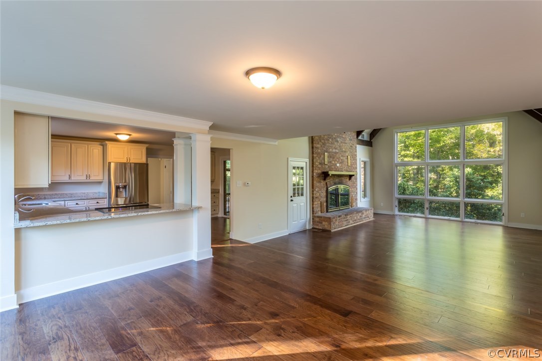 743 Grapevine Road Sandston, VA 23150 - Photo 49 of 50 Open Floor-Plan into Great Room with Stone Front F