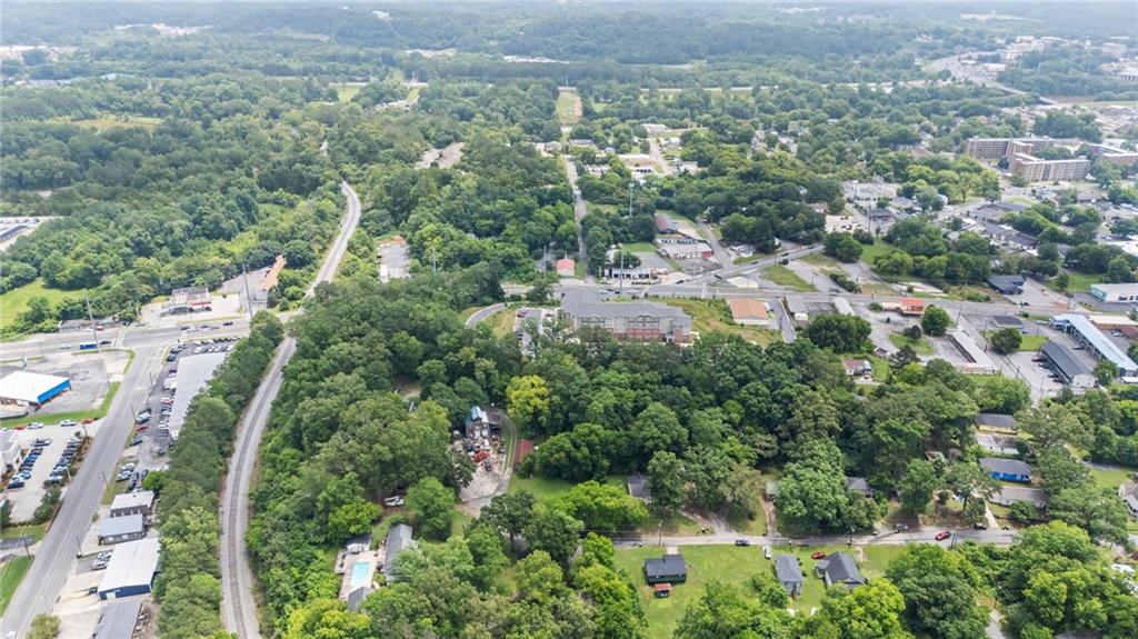 1202 Desoto Avenue Northwest Rome, GA 30165 - Photo 19 of 19 an aerial view of residential houses with outdoor space and trees