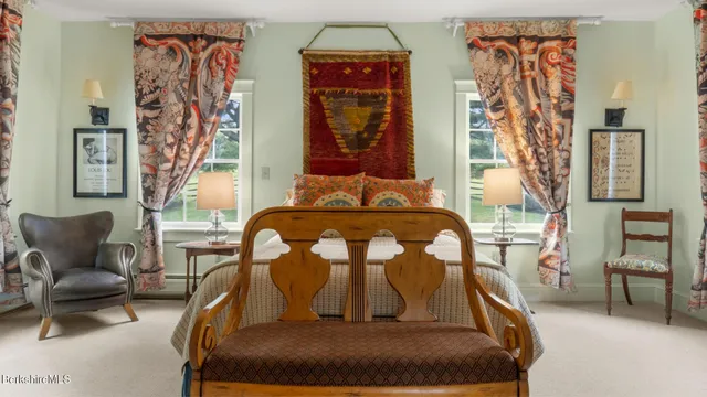 a room with furniture and a window