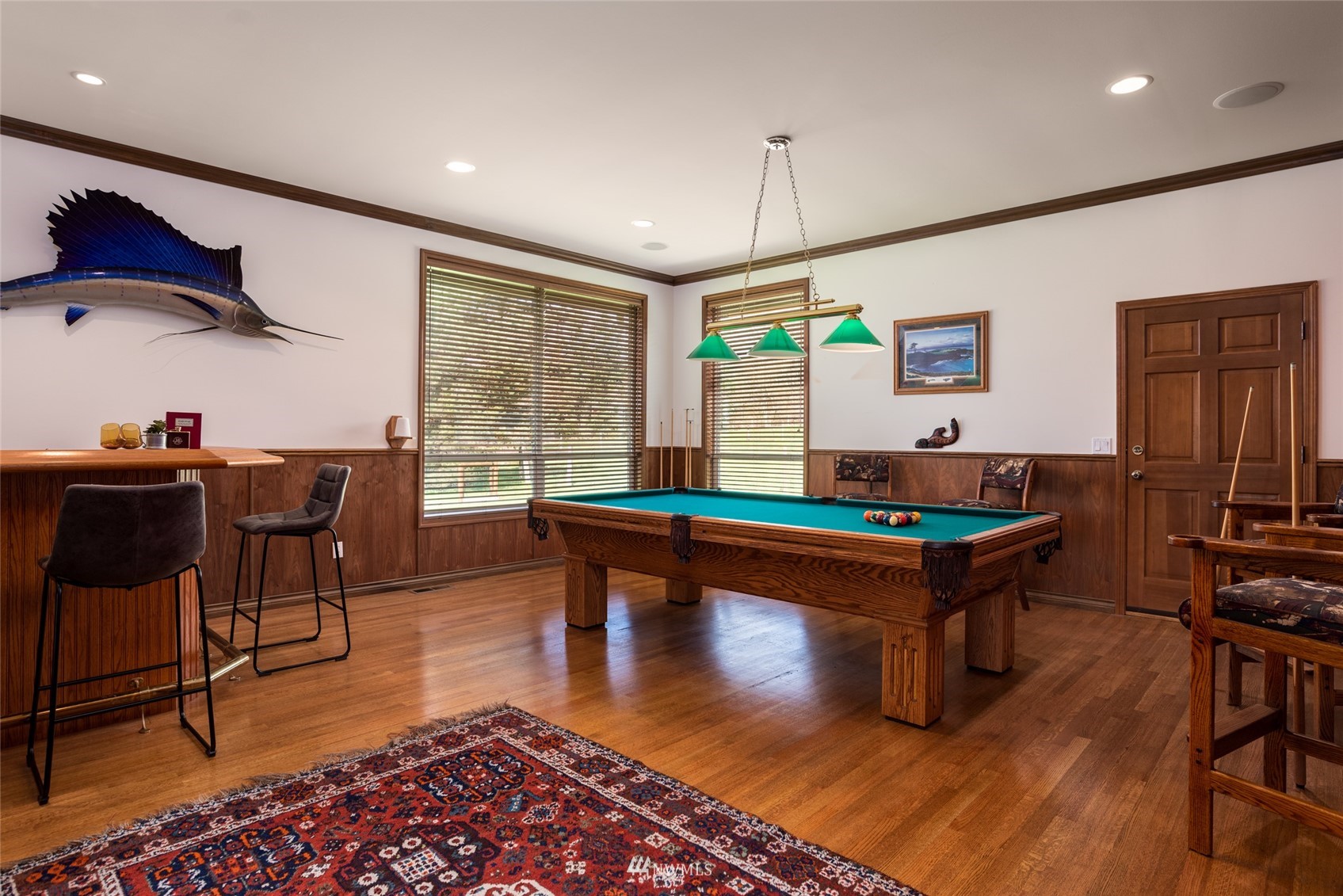 6187 Swanson Road Bow, WA 98232 - Photo 10 of 40 a living room with furniture a piano and a large window