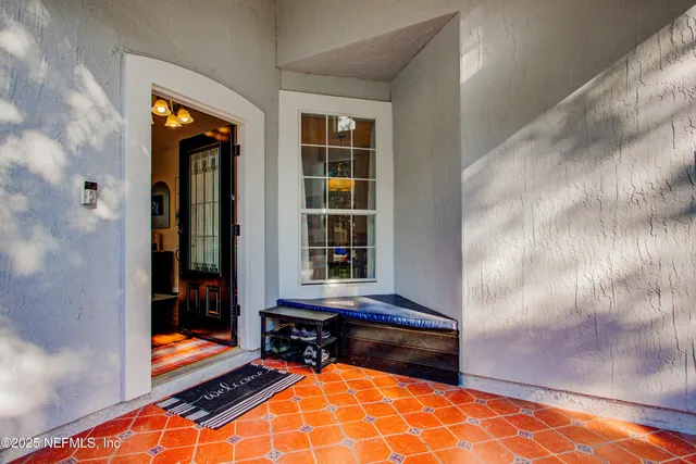 a view of a house with a garden