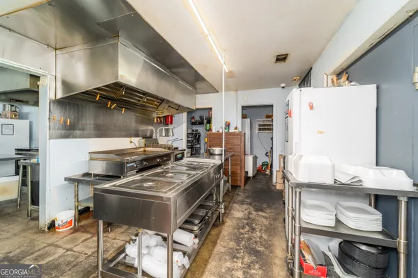 a room with storage and utility