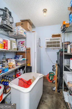 a room with storage and utility