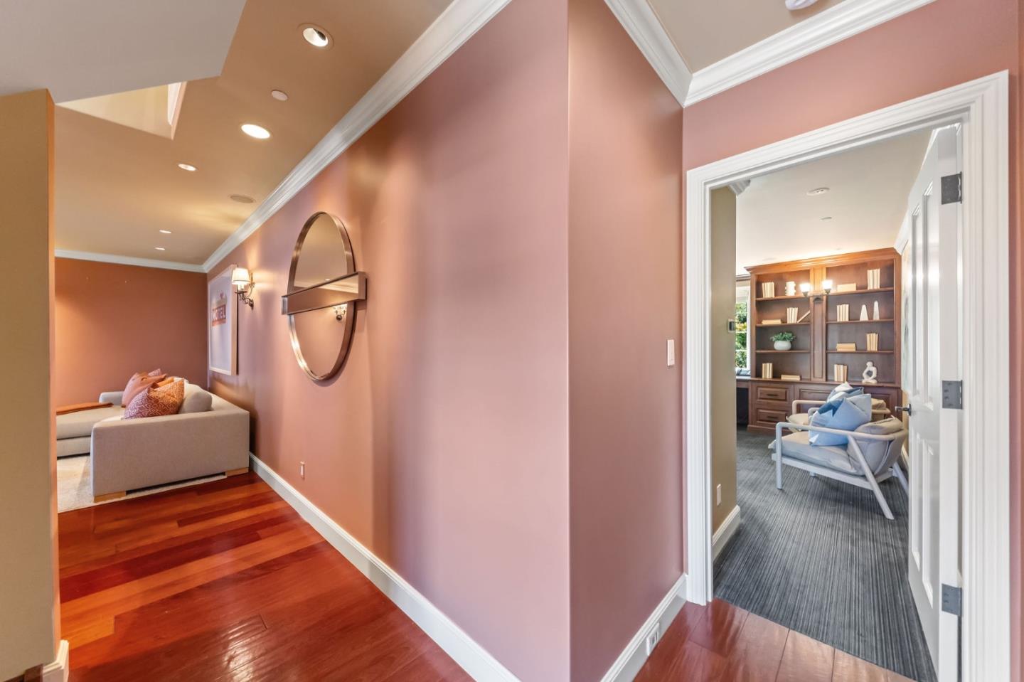 1600 Marlborough Road Hillsborough, CA 94010 - Photo 84 of 111 a very nice looking room with wooden floor