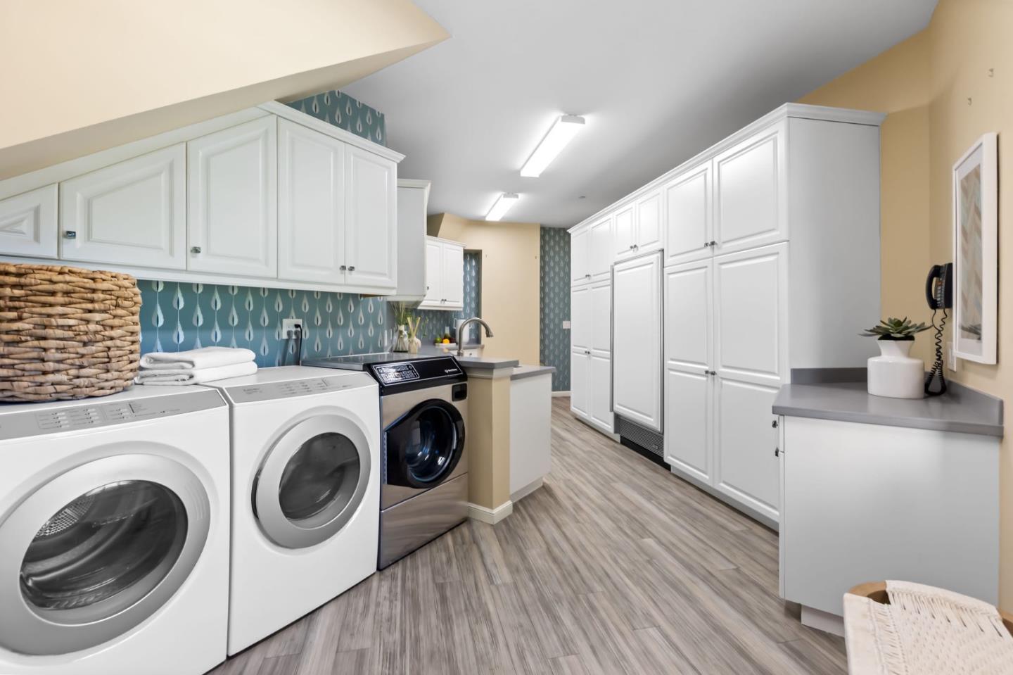 1600 Marlborough Road Hillsborough, CA 94010 - Photo 86 of 111 a view of a kitchen with washer and dryer