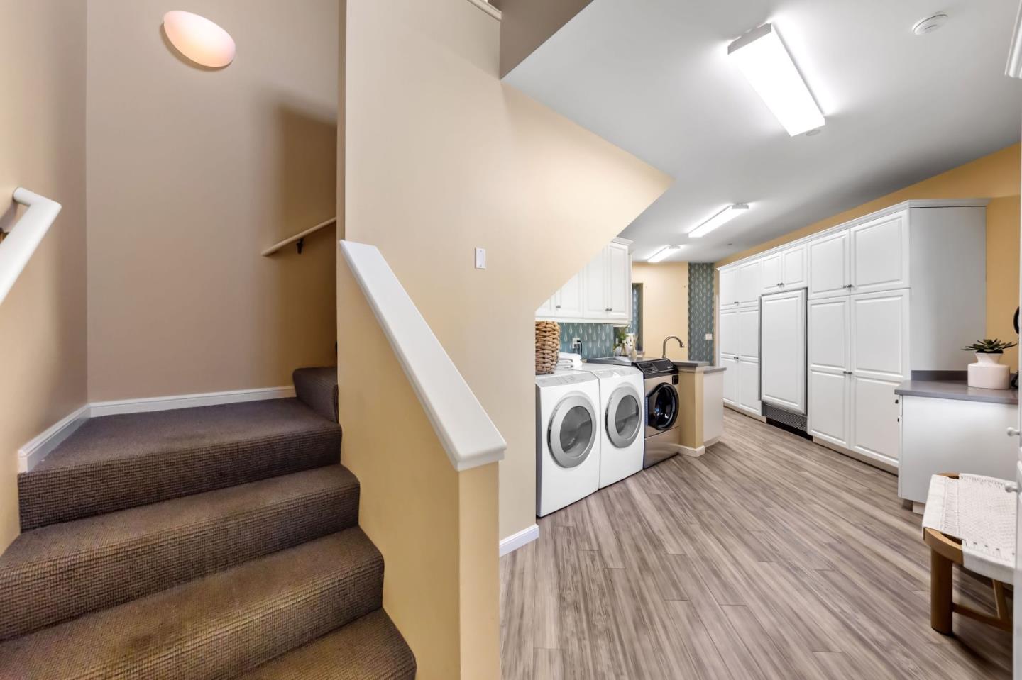 1600 Marlborough Road Hillsborough, CA 94010 - Photo 87 of 111 a view of a livingroom with washer and dryer