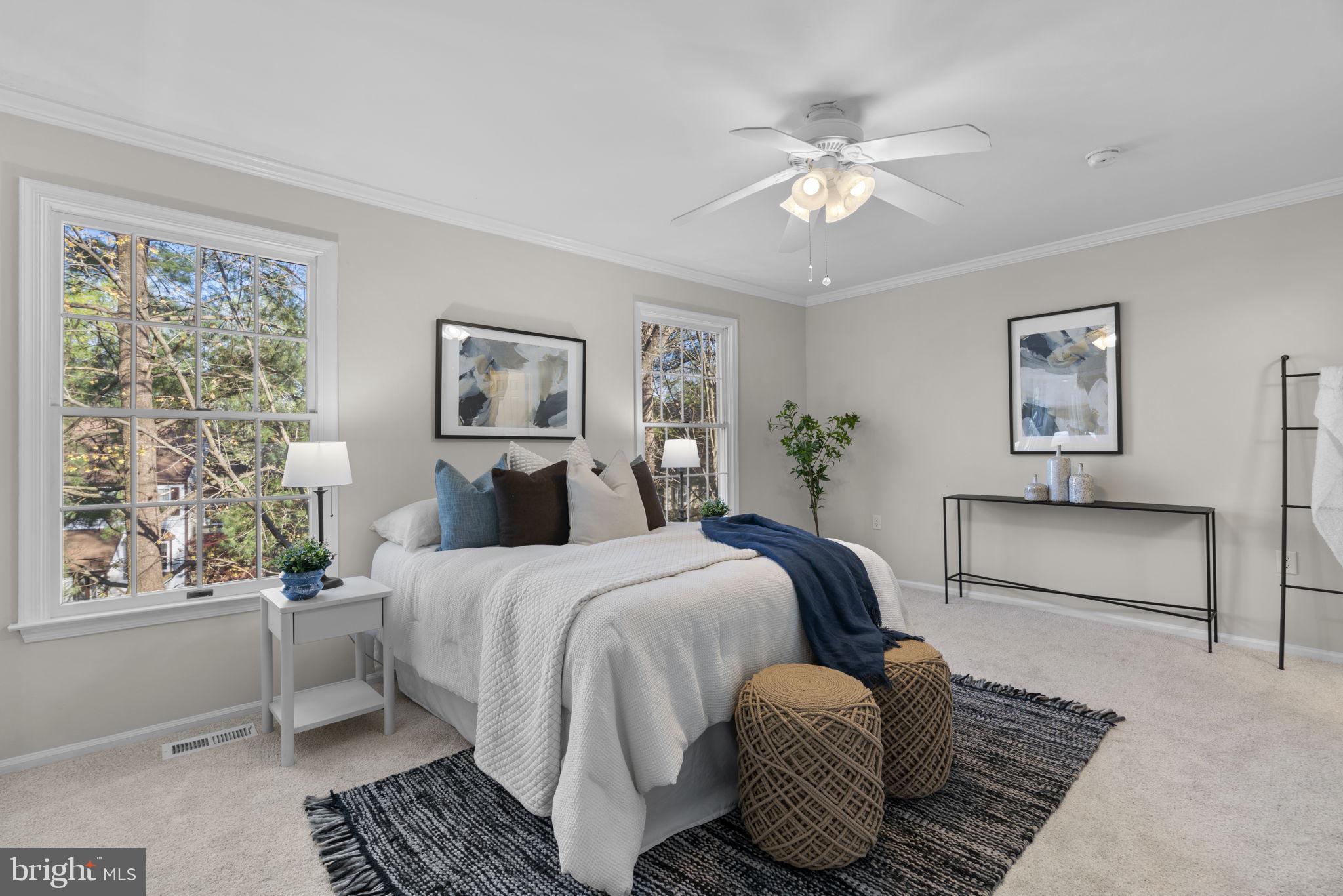 7525 Swan Point Way, Unit 195 Columbia, MD 21045 - Photo 15 of 30 a bedroom with a large bed and a window