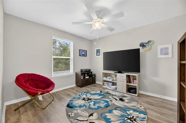 a house view with a garden space