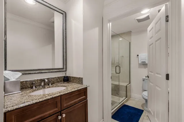 a view of staircase with wooden floor