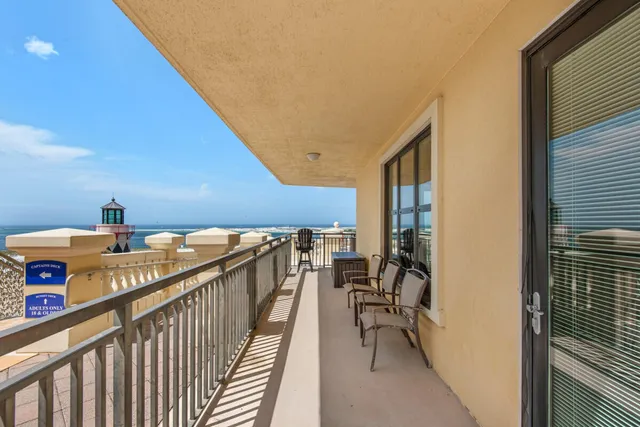 a city view with tall buildings