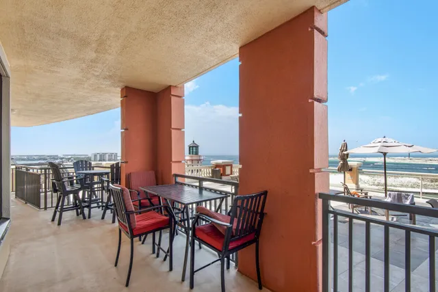 a view of a terrace with furniture and stove